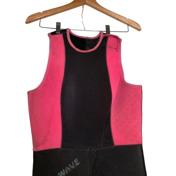 Wave Women’s Compression Wetsuit Black Pink Size Medium - Picture 5 of 10